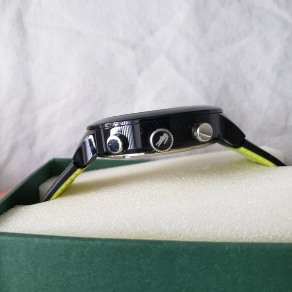 Lacoste Men's Borneo Black/Green Watch - 44mm - Picture 4 of 5